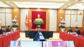 Tổng Bí thư Tô Lâm điện đàm với Chủ tịch Đảng Nhân dân Campuchia Hun Sen