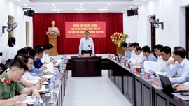 Phó Bí thư Thường trực Tỉnh ủy Hoàng Giang làm việc với Ban Thường vụ Đảng ủy phường Văn Phú