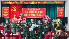 Đại hội quân nhân Đồn Biên phòng Nậm Chảy
