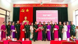 Ban Chỉ huy Phòng thủ khu vực 1 – Cam Đường tổ chức gặp mặt Hội phụ nữ nhân dịp 20/10