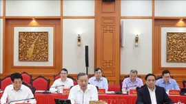 Bộ Chính trị làm việc với Ban Thường vụ Đảng ủy Quốc hội