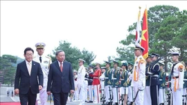 Lễ đón Tổng Bí thư Tô Lâm và Phu nhân thăm cấp Nhà nước Đại Hàn Dân Quốc