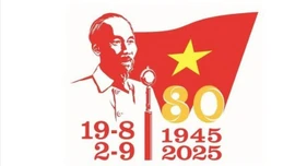 Mẫu logo chính thức cho các hoạt động kỷ niệm 80 năm Cách mạng Tháng Tám và Quốc khánh