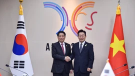 Chủ tịch nước Lương Cường hội đàm với Tổng thống Hàn Quốc Lee Jae Myung