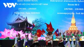 Lào tổ chức mít tinh kỷ niệm 80 năm Quốc khánh Việt Nam