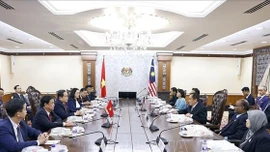 Chủ tịch Quốc hội Trần Thanh Mẫn hội đàm với Chủ tịch Thượng viện Malaysia