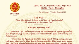 Cục Thuế gửi Thư ngỏ về hoạt động khảo sát đo lường sự hài lòng của người nộp thuế