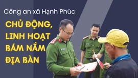 Công an xã Hạnh Phúc chủ động, linh hoạt bám nắm địa bàn