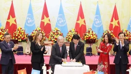 Chủ tịch nước chủ trì chiêu đãi trọng thể Tổng Thư ký Liên hợp quốc