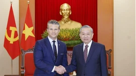 Tổng Bí thư Tô Lâm, Chủ tịch nước Lương Cường tiếp Bộ trưởng Bộ Chiến tranh Hoa Kỳ Pete Hegseth