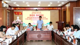 Tổ công tác số 6 của Ban Thường vụ Tỉnh ủy duyệt văn kiện Đại hội Đảng bộ các xã Ngũ Chỉ Sơn, Tả Phìn