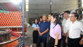Hiệp hội Doanh nghiệp Nam Lào Cai thăm và làm việc với 9 doanh nghiệp hội viên