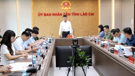 Chủ tịch UBND tỉnh, Chủ tịch Hội đồng nghĩa vụ quân sự tỉnh Trần Huy Tuấn chủ trì Hội nghị tuyển chọn, gọi công dân nhập ngũ năm 2026