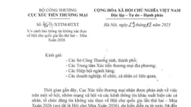 Cảnh báo thông tin không xác thực về Hội chợ Mùa xuân 2026