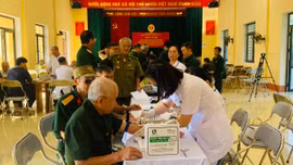  Khám, tư vấn sức khỏe miễn phí cho hơn 100 hội viên cựu chiến binh