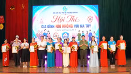 Sôi nổi Hội thi “Gia đình nói không với ma túy” 