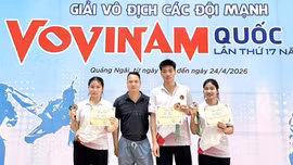 Lào Cai giành 3 Huy chương tại Giải Vô địch các đội mạnh Vovinam quốc gia năm 2026