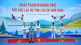 Bế mạc Giải Taekwondo trẻ các câu lạc bộ tỉnh Lào Cai năm 2026