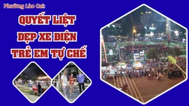 Phường Lào Cai quyết liệt dẹp xe điện trẻ em tự chế