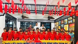U13 Lào Cai đã có mặt tại Hải Phòng sẵn sàng tham gia Giải Bóng đá thiếu niên U13 toàn quốc Cúp Yamaha năm 2025.