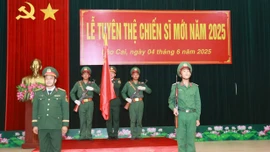 Lễ tuyên thệ chiến sĩ mới năm 2025