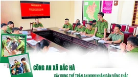 Công an xã Bắc Hà xây dựng thế trận xây dựng thế trận an ninh nhân dân vững chắc 