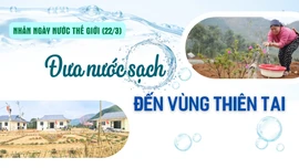 Đưa nước sạch đến vùng thiên tai