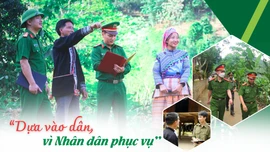 "Dựa vào dân, vì Nhân dân phục vụ"