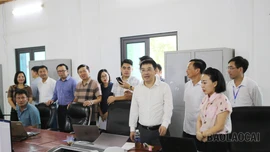 Phó Bí thư Tỉnh ủy Nguyễn Tuấn Anh kiểm tra hoạt động tại hai xã Gia Phú và Tằng Loỏng