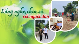 Lắng nghe, chia sẻ với người dân