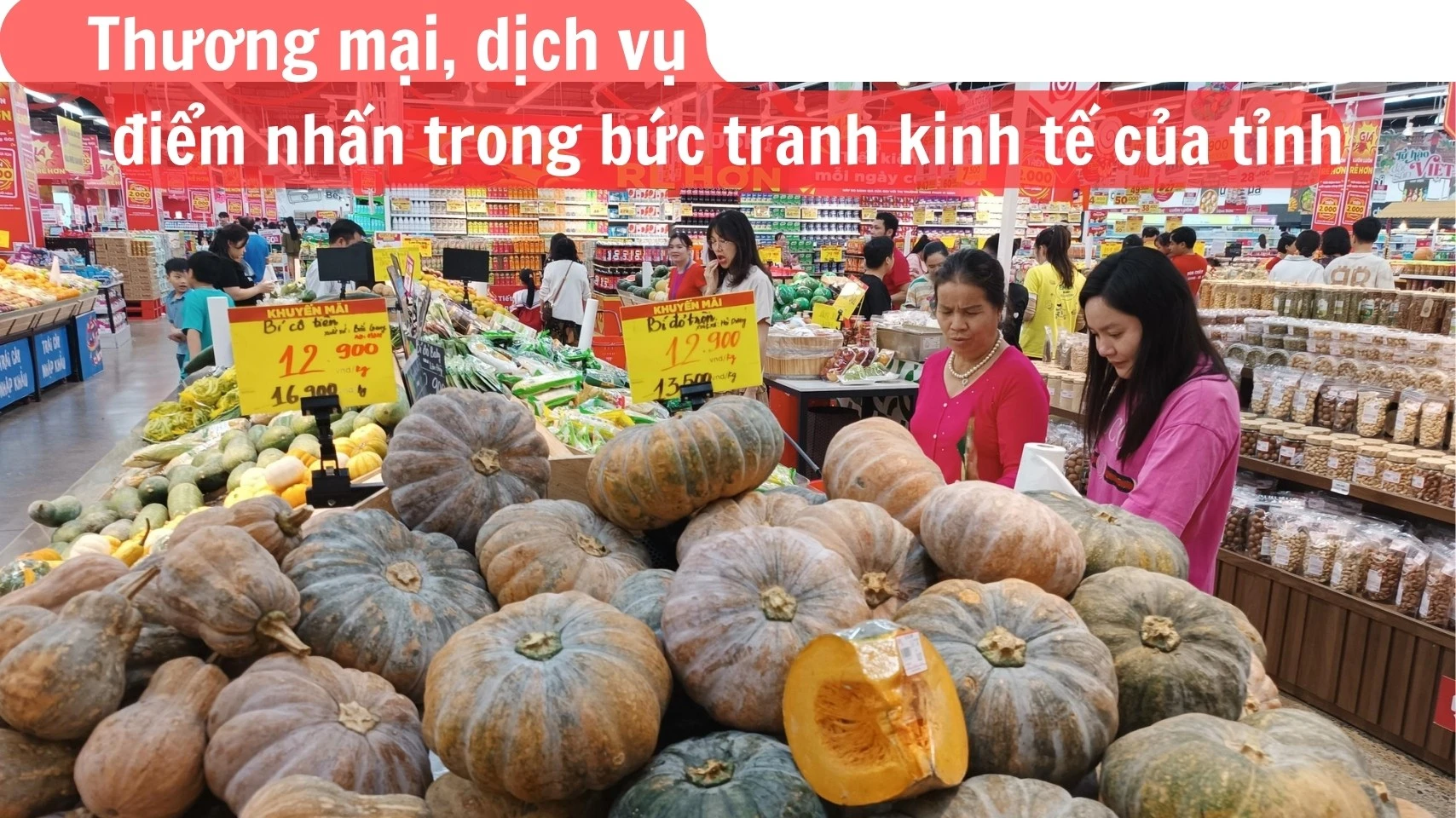 Thương mại, dịch vụ - điểm nhấn trong bức tranh kinh tế của tỉnh