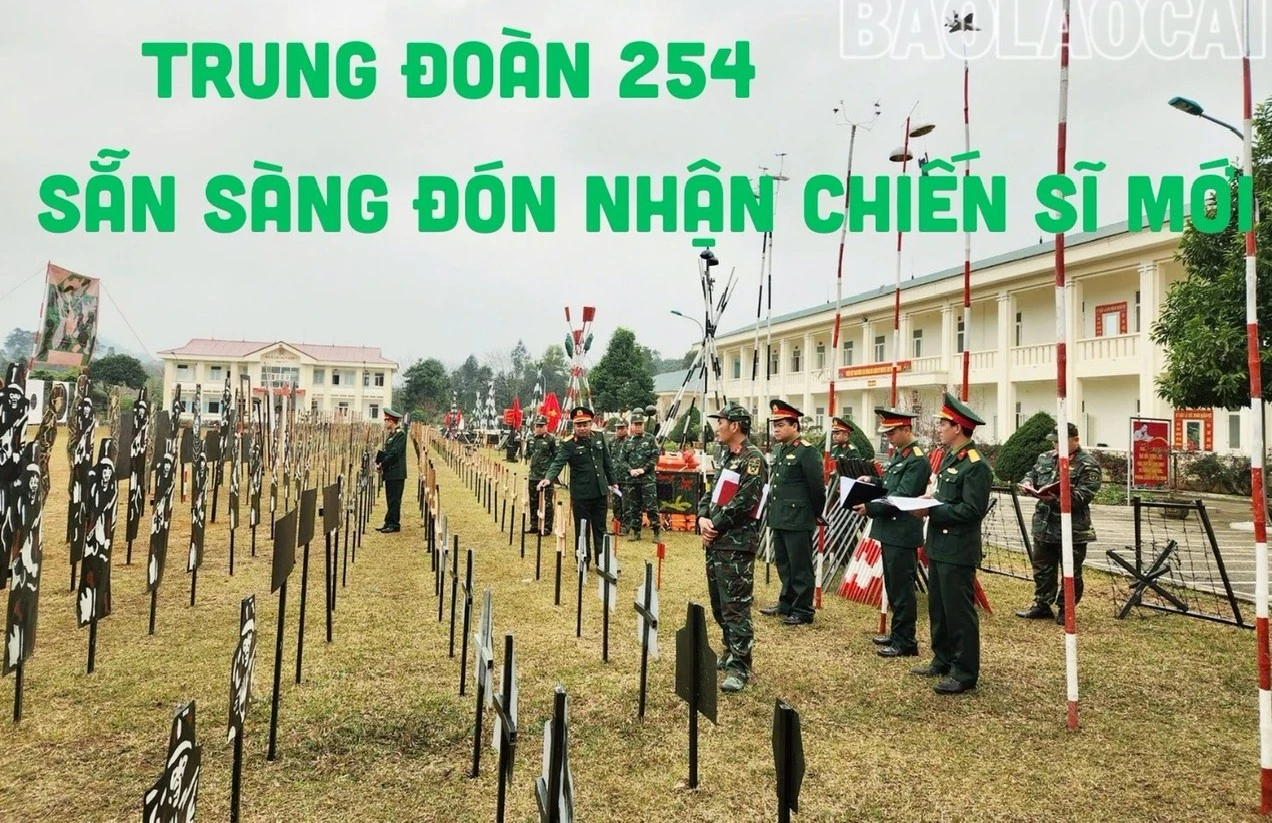 Trung đoàn 254 sẵn sàng đón nhận chiến sĩ mới