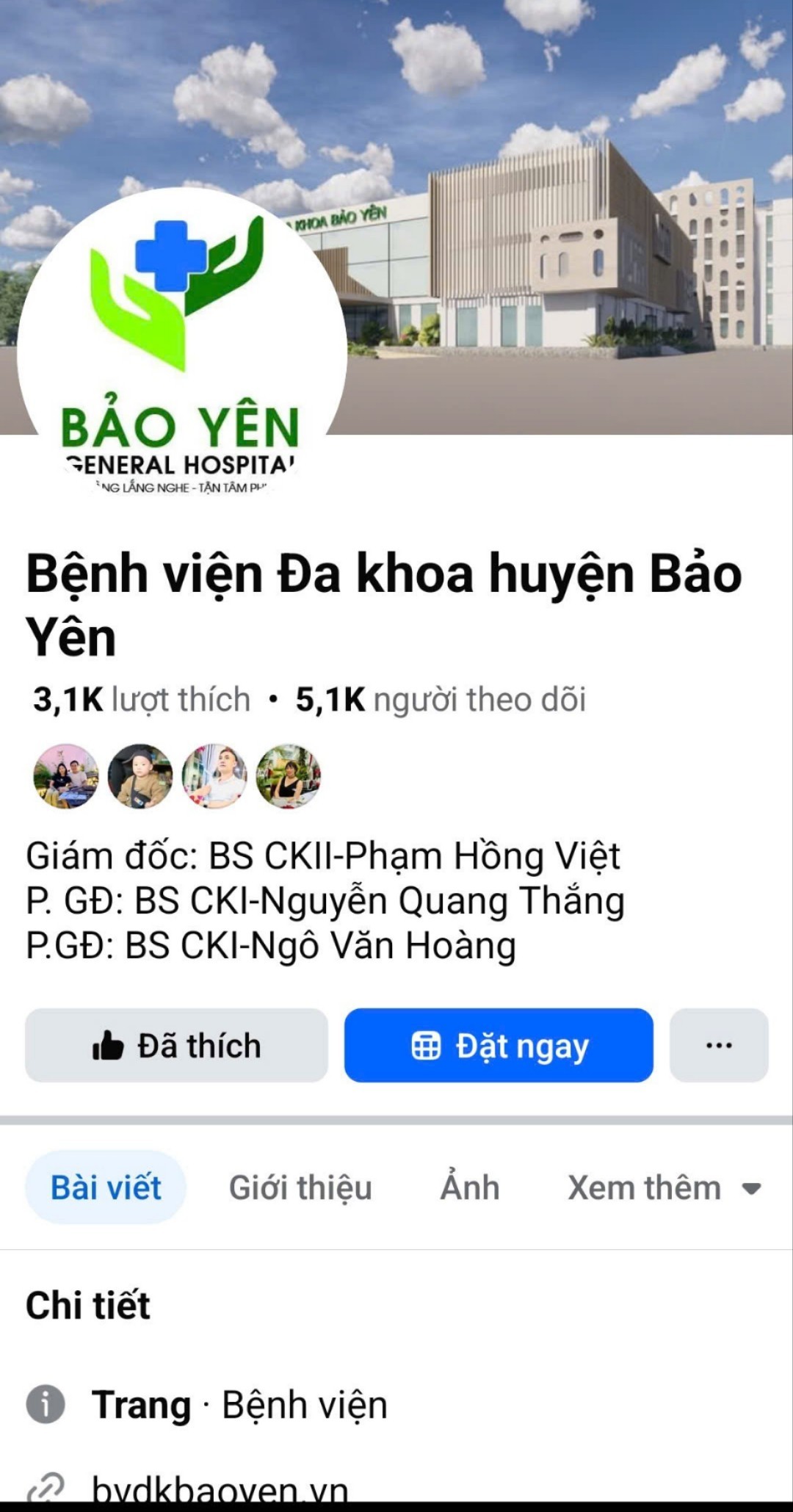 Trang mạng xã hội Facebook chính thống của Bệnh viện Đa khoa huyện Bảo Yên. z6574473221917-66d44821c6744f1fa3845cc4159f5430-6494.jpg