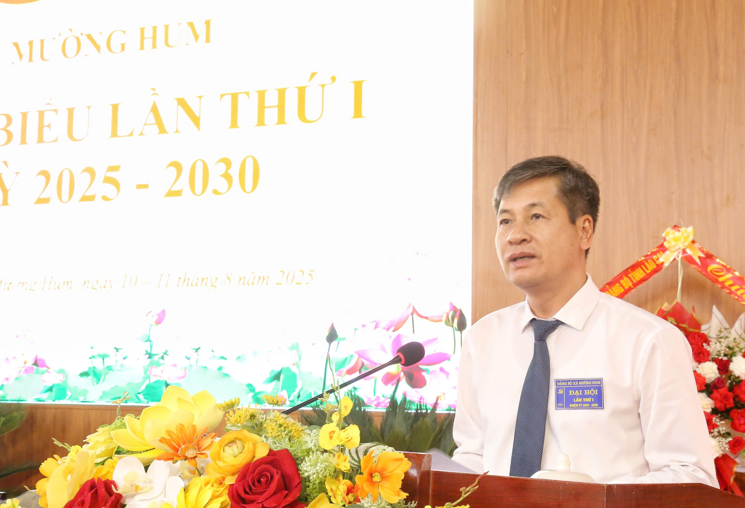 Đồng chí Ngô Hạnh Phúc - Phó Chủ tịch UBND tỉnh phát biểu tại Đại hội. z6895313449330-f8d3d99664ae9958e87baf53c3955c00.jpg