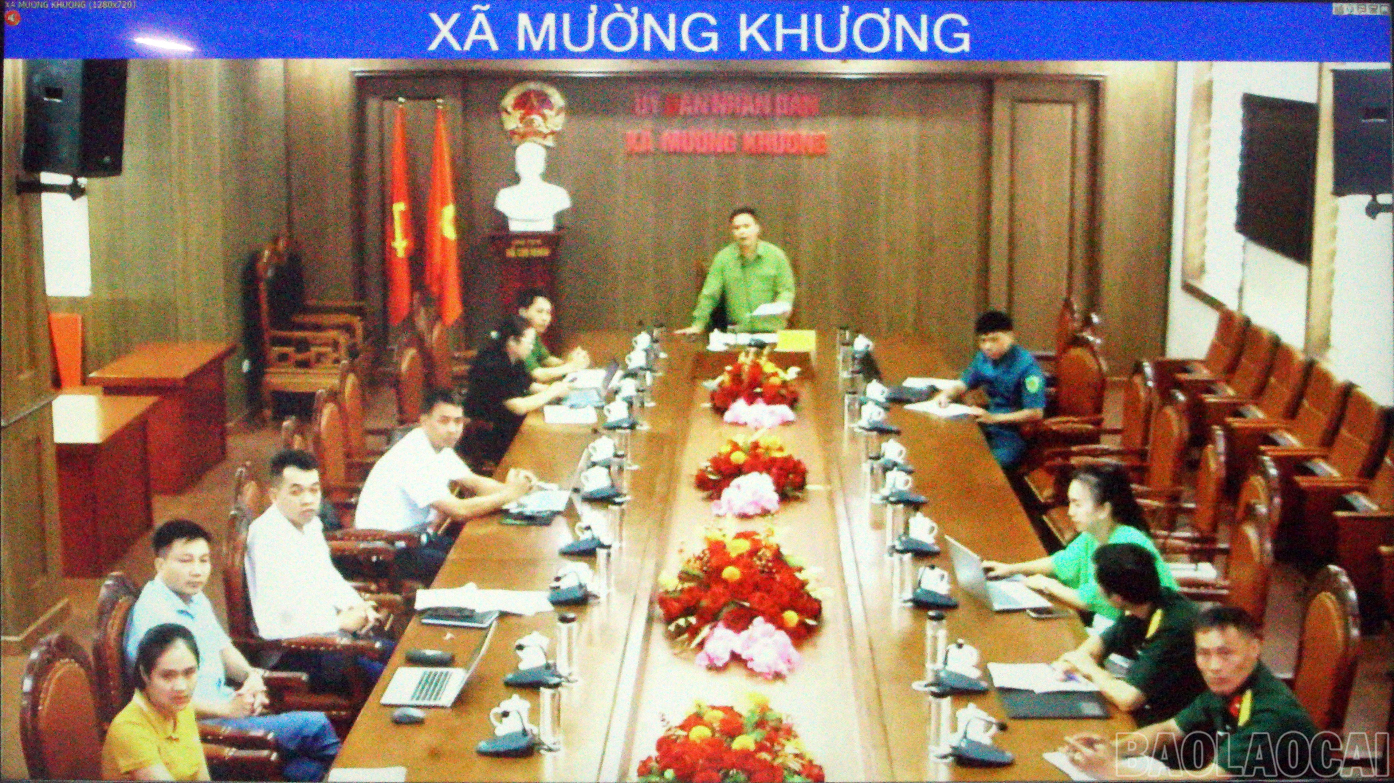 Lãnh đạo xã Mường Khương phát biểu tại Hội nghị. baolaocai-br_dsc07010.jpg
