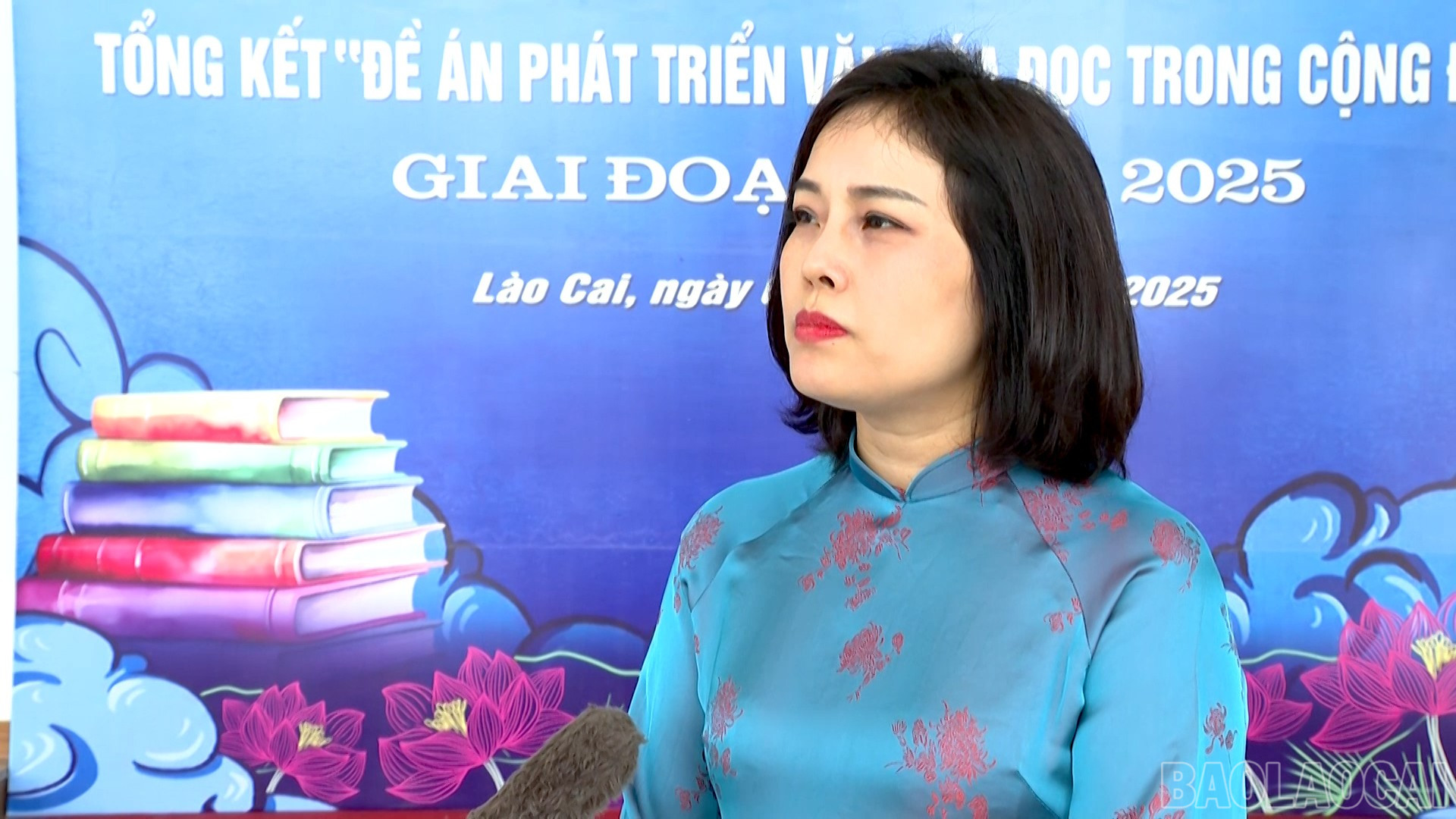 Bà Đồng Thị Hồng Hạnh - Giám đốc Thư viện tỉnh Lào Cai