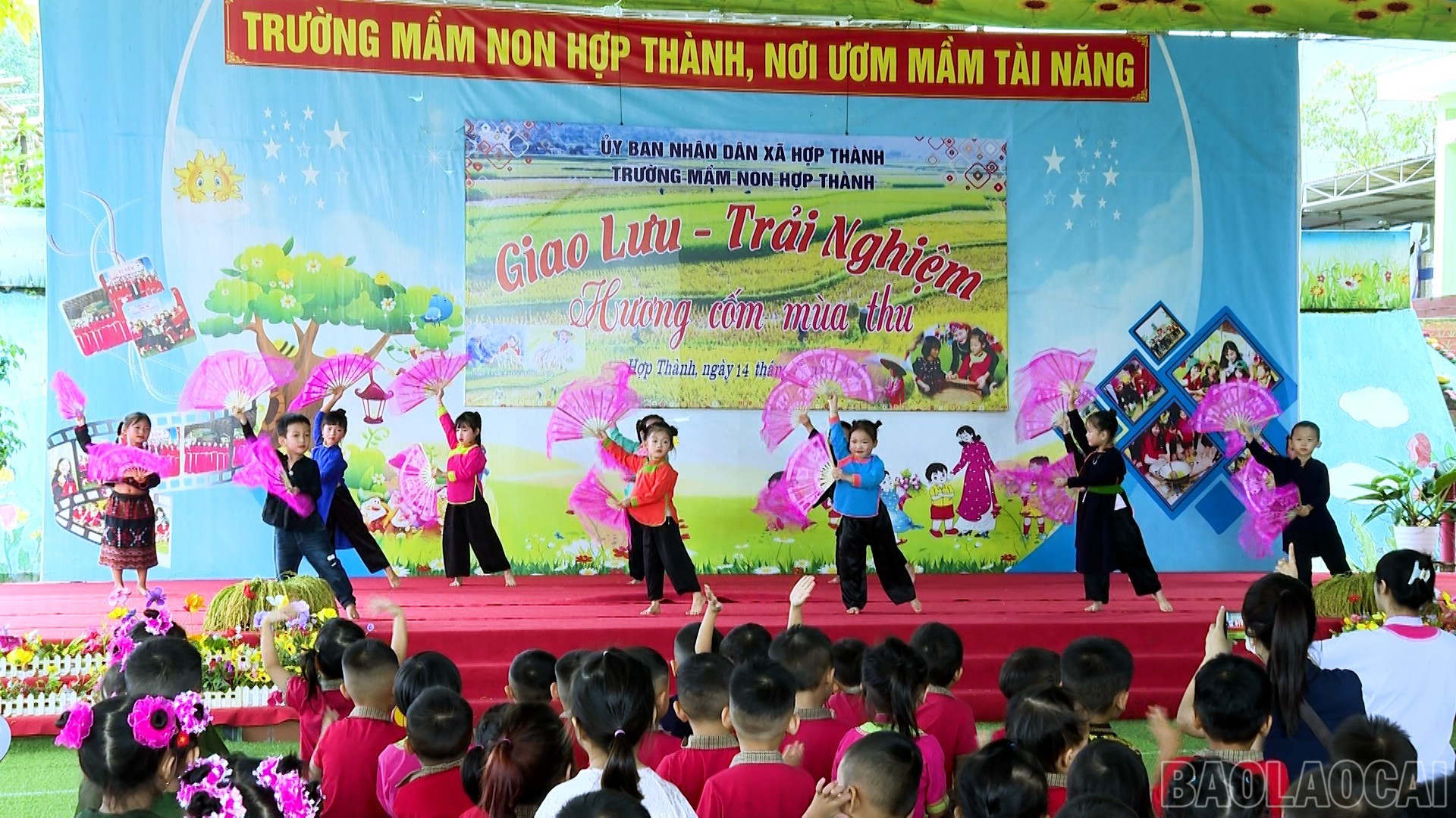Tết mục văn nghệ do học sinh Trường Mầm non Hợp Thành biểu diễn. baolaocai-br_title-0100-07-51-00still384.jpg