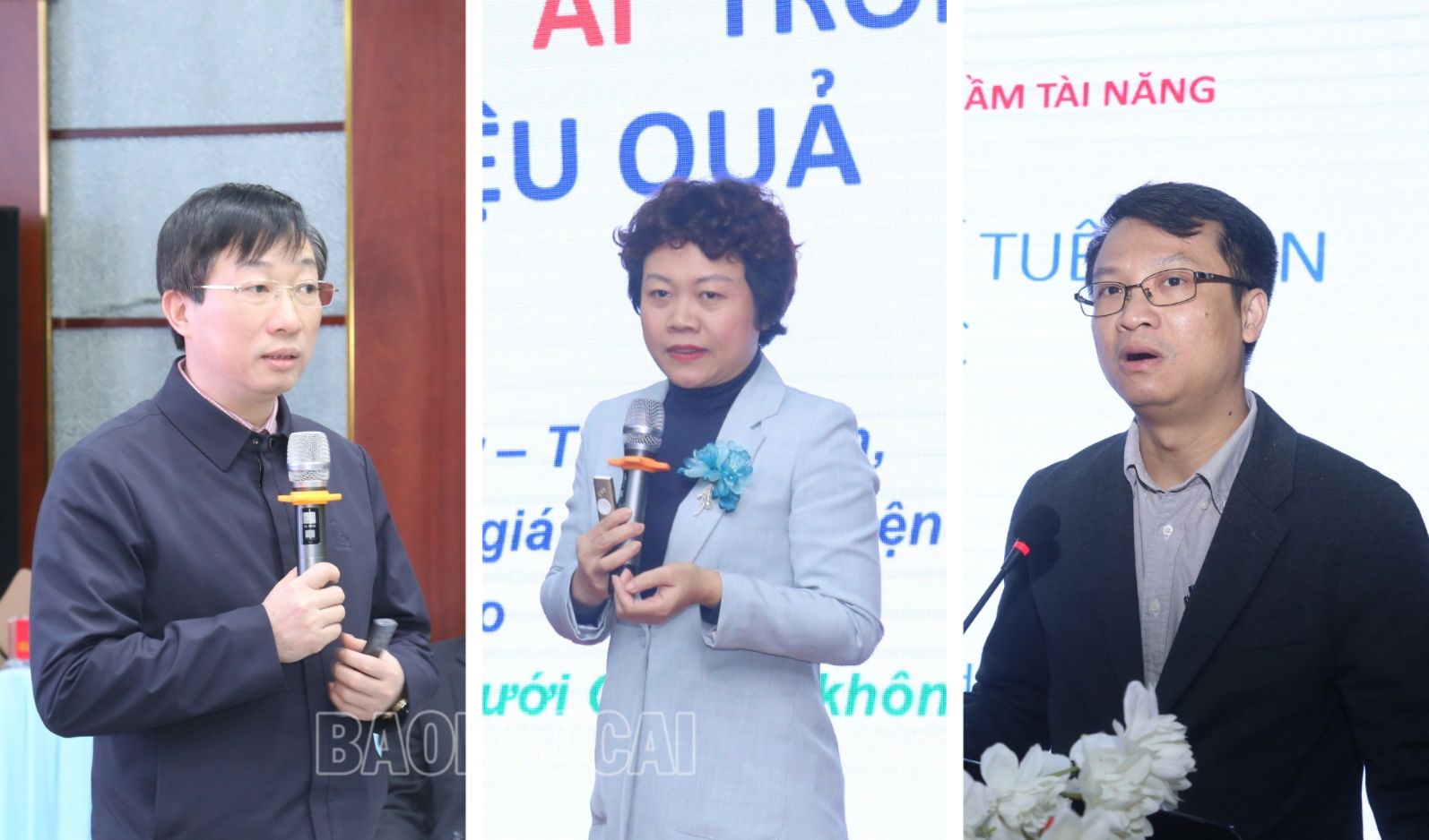 Các đại biểu, chuyên gia chia sẻ ý kiến tại hội thảo. 1.jpg