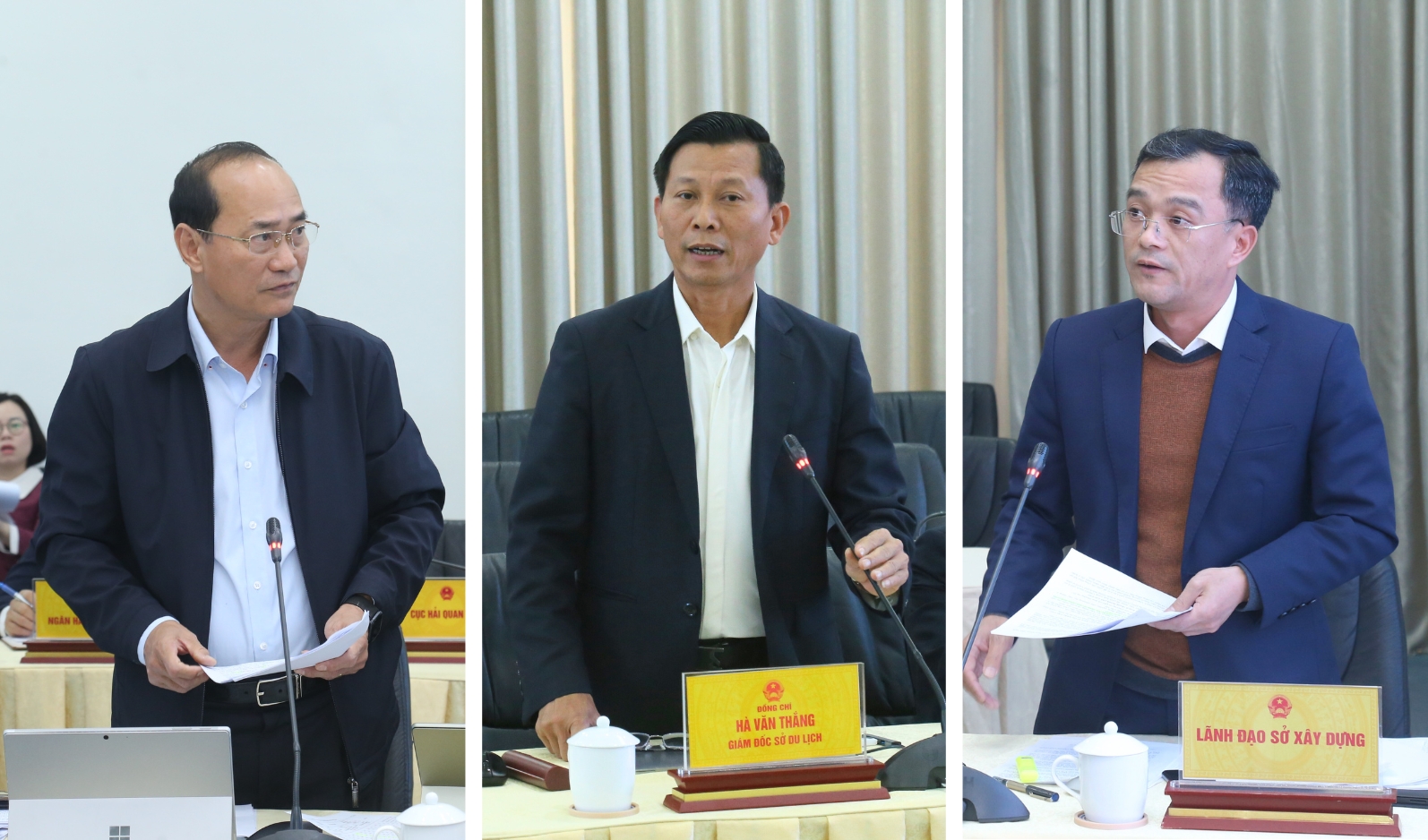 Đại biểu các sở, ngành nêu ý kiến. 2-402.jpg