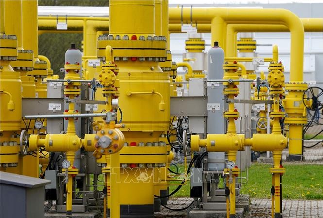 Trong ảnh: Trạm trung chuyển khí đốt ở Rembelszczyzna, gần Warsaw (Ba Lan).