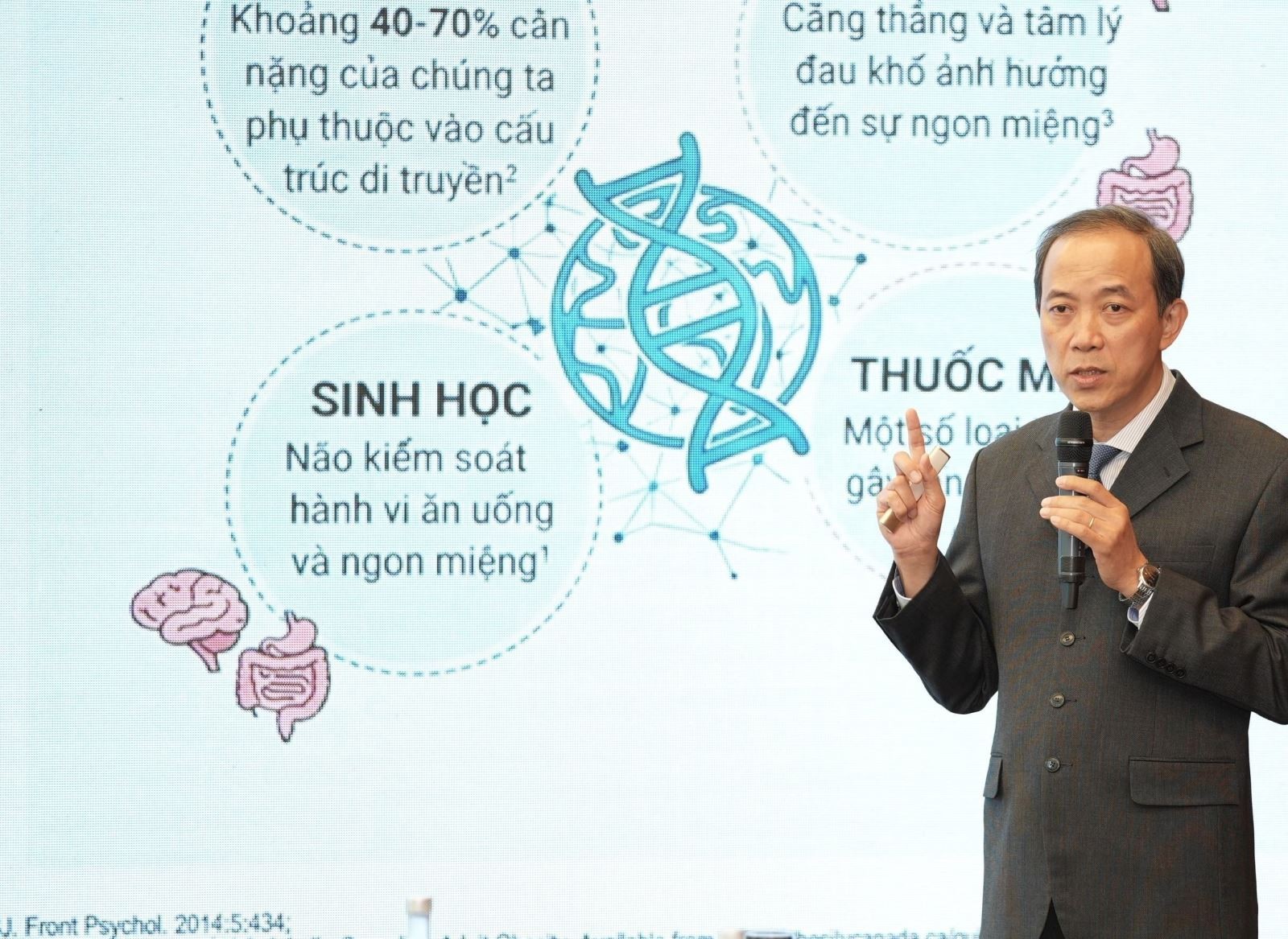 PGS.TS.BS Trần Quang Nam - Trưởng khoa Nội tiết, Bệnh viện Đại học Y Dược TP Hồ Chí Minh. chia sẻ những lý do bệnh béo phì.