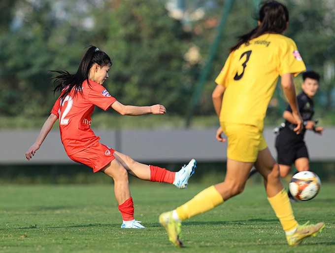 Thanh Hiếu là nhân tố triển vọng của ĐT nữ Việt Nam trong tương lai gần.