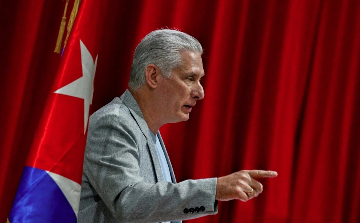 Chủ tịch Cuba Miguel Diaz-Canel.