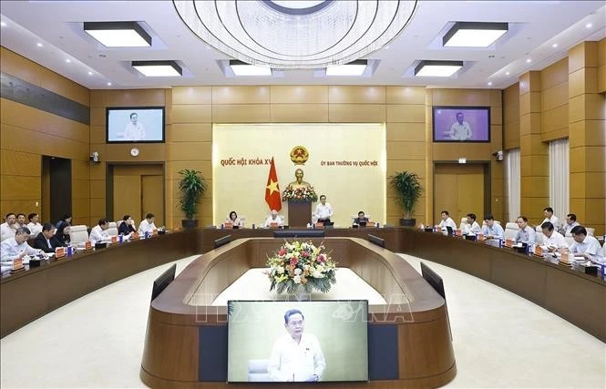 Chủ tịch Quốc hội Trần Thanh Mẫn phát biểu.