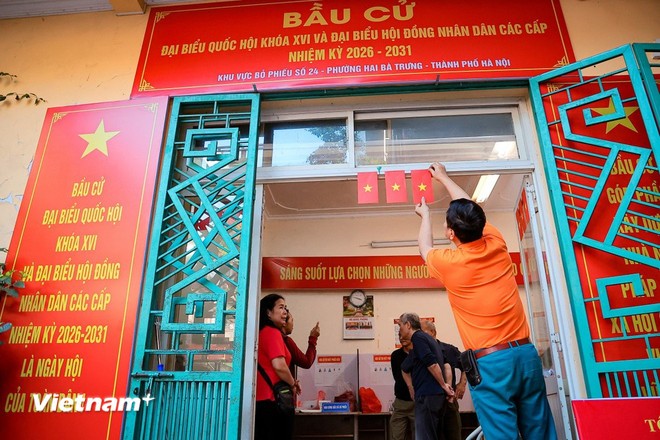 Công tác chuẩn bị cho Ngày hội non sông đang vào giai đoạn nước rút. (Nguồn: Vietnam+)