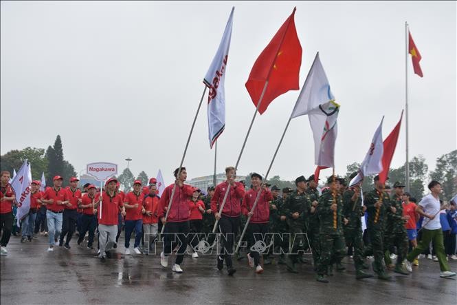 Nội dung chạy biểu dương lực lượng.