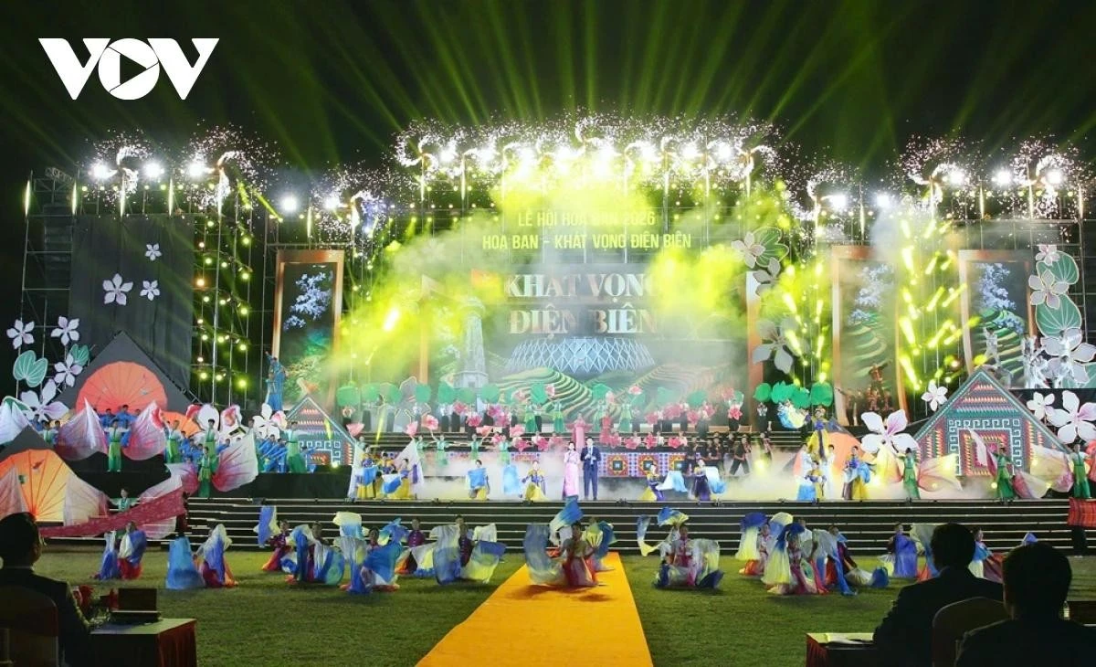 Khai mạc lễ hội Hoa Ban năm 2026 với chủ đề Hoa Ban - Khát vọng Điện Biên