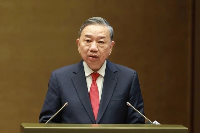 Tổng Bí thư Tô Lâm phát biểu tại Hội nghị toàn quốc nghiên cứu, học tập, quán triệt và triển khai thực hiện Nghị quyết Đại hội XIV của Đảng.