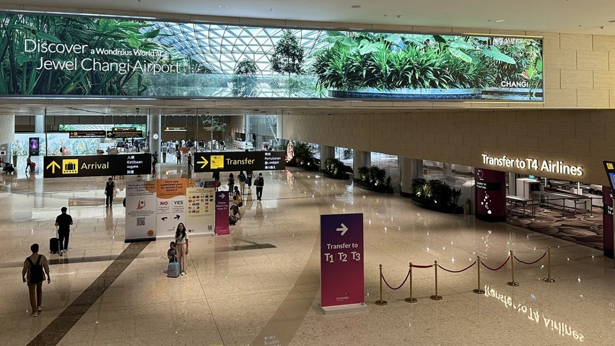 Sân bay Changi, Singapore.