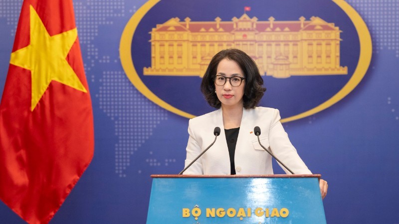 Người phát ngôn Bộ Ngoại giao Phạm Thu Hằng.